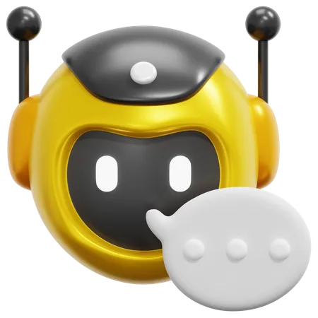 Chat Bot  3D Icon