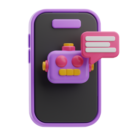 Chat Bot  3D Icon