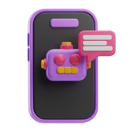 Chat Bot  3D Icon