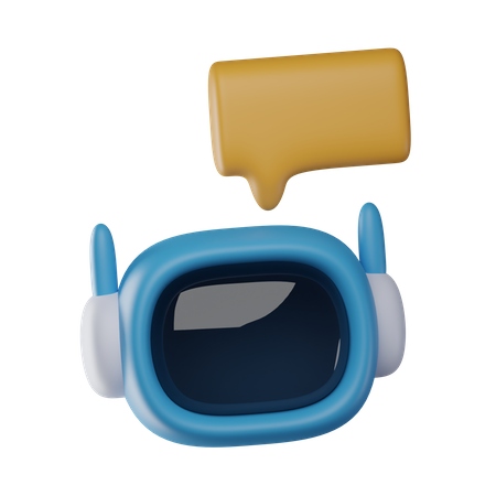 Chat Bot  3D Icon