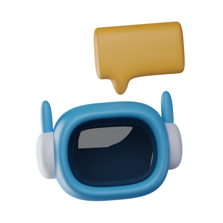 Chat Bot  3D Icon