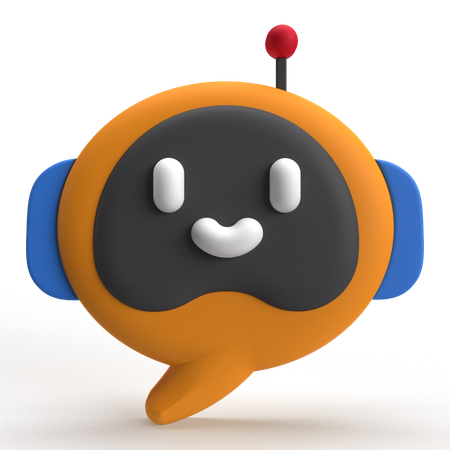 Chat Bot  3D Icon