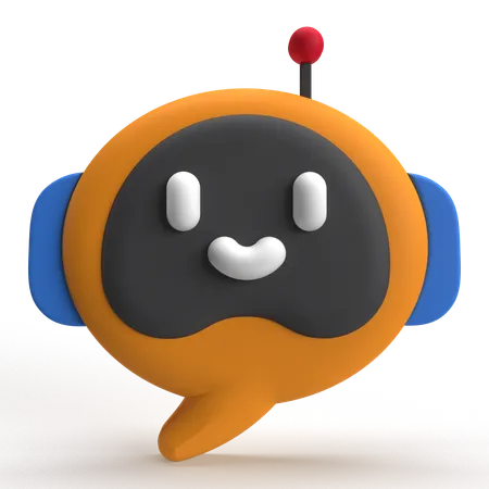 Chat Bot  3D Icon
