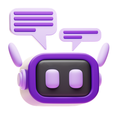 Chat Bot  3D Icon