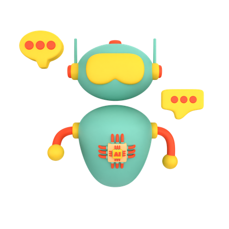 Chat Bot  3D Icon