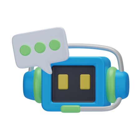 Chat Bot  3D Icon