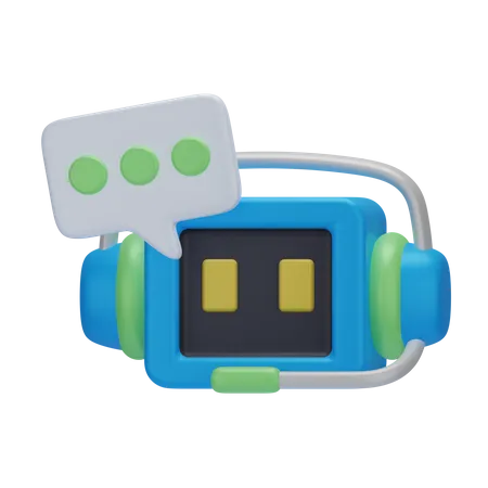 Chat Bot  3D Icon