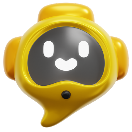 Chat Bot  3D Icon