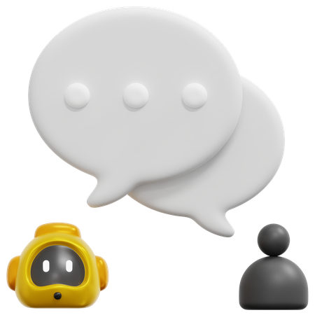 Chat Bot  3D Icon