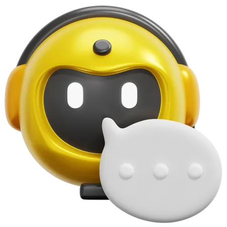 Chat Bot  3D Icon