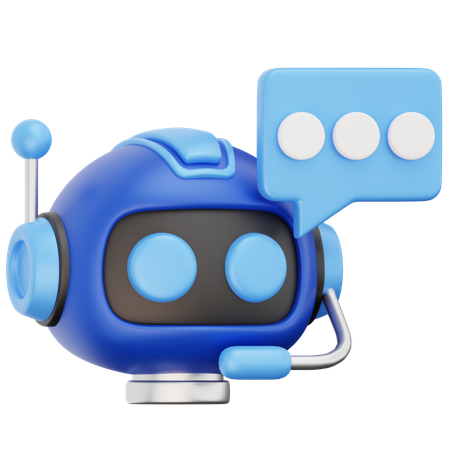 Chat Bot  3D Icon