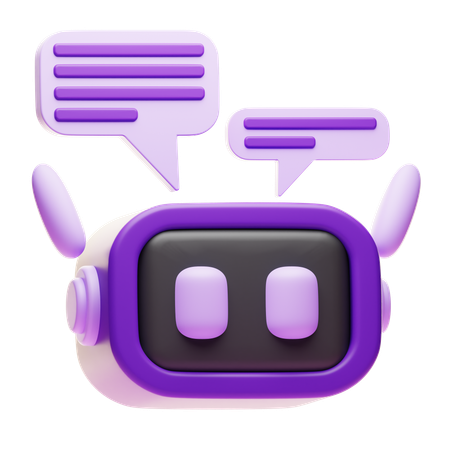 Chat Bot  3D Icon
