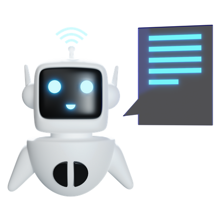 Chat bot  3D Icon
