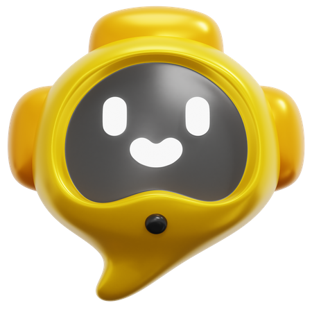Chat Bot  3D Icon