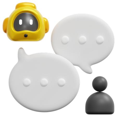 Chat Bot  3D Icon