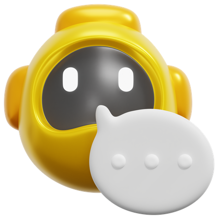 Chat Bot  3D Icon
