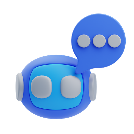 Chat Bot  3D Icon