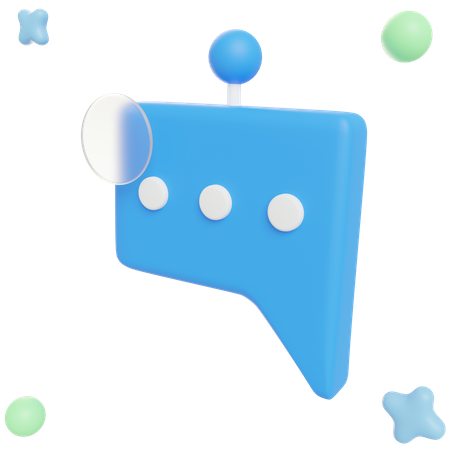 Chat Bot  3D Illustration