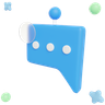 chatbot 3d logo