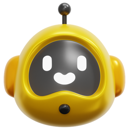 Robot de chat  3D Icon