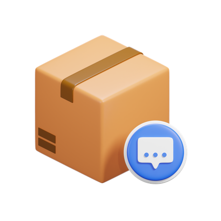 Chat Box  3D Icon