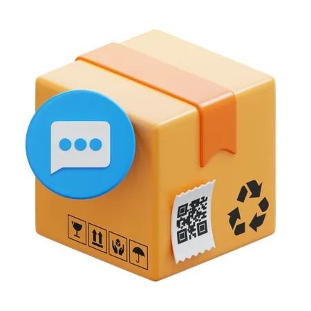 Chat Box  3D Icon