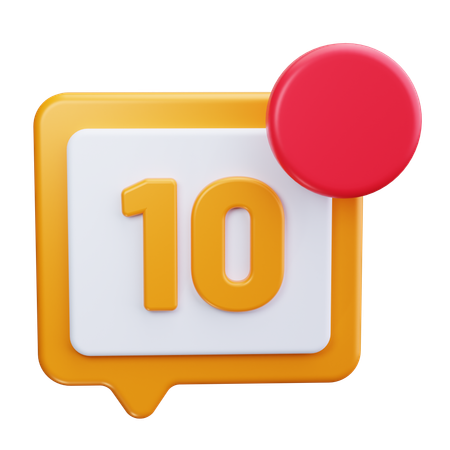 Chat Box  3D Icon