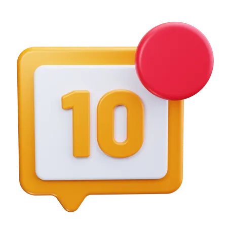 Chat Box  3D Icon