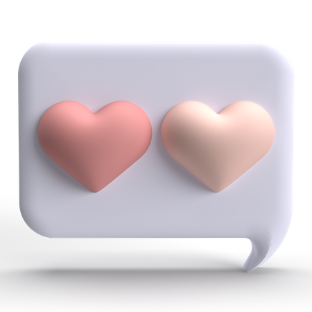 Chat Box  3D Icon