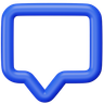 chat box 3d logos