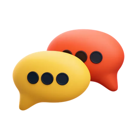 Chat Bubble  3D Icon