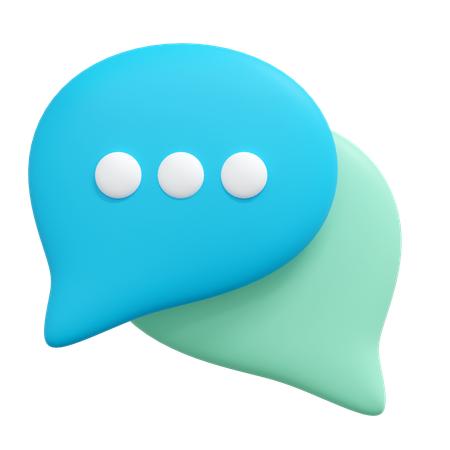 Chat bubble  3D Icon