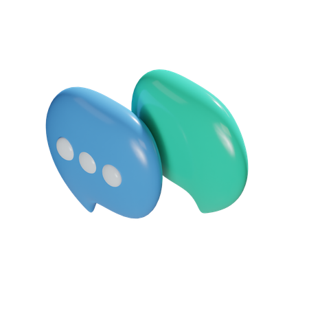 Chat Bubble  3D Icon
