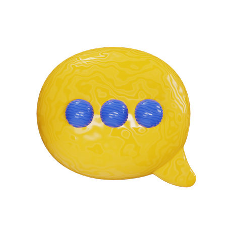 Chat Bubble  3D Icon