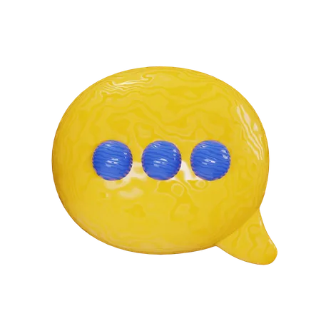 Chat Bubble  3D Icon