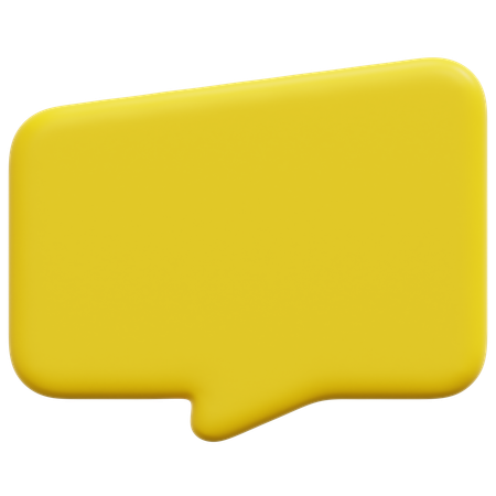 Chat Bubble  3D Icon