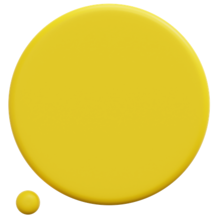 Chat Bubble  3D Icon