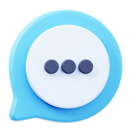 チャットバブル  3D Icon