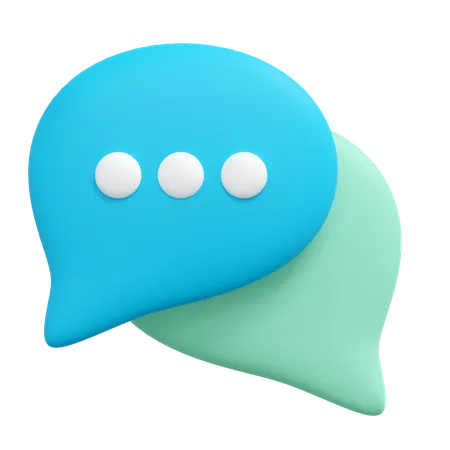 Chat bubble  3D Icon