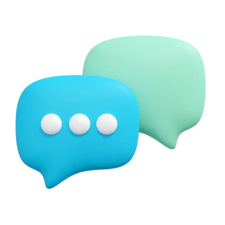 Chat bubble  3D Icon