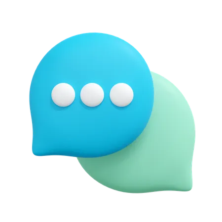 Chat bubble  3D Icon