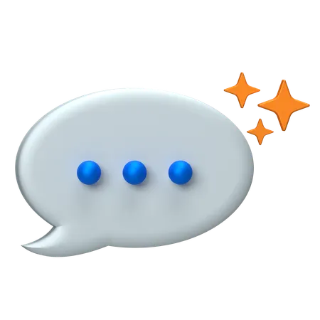 Chat Bubble  3D Icon