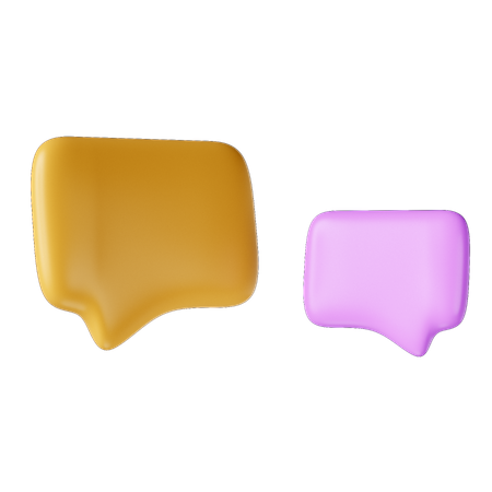 Chat Bubble  3D Icon