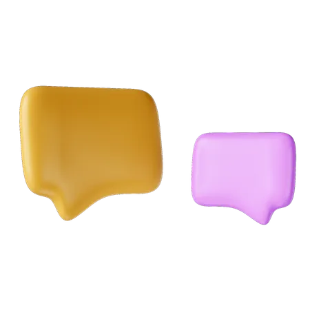 Chat Bubble  3D Icon