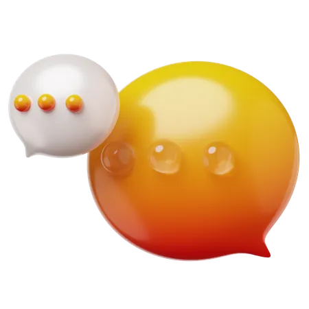 Chat Bubble  3D Icon