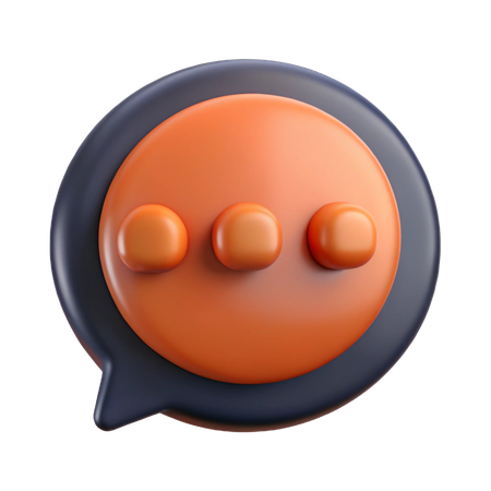 Chat Bubble  3D Icon