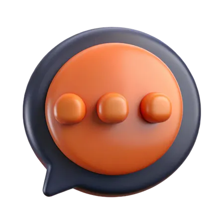 Chat Bubble  3D Icon