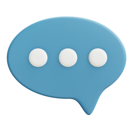 Chat Bubble  3D Icon