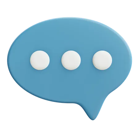 Chat Bubble  3D Icon