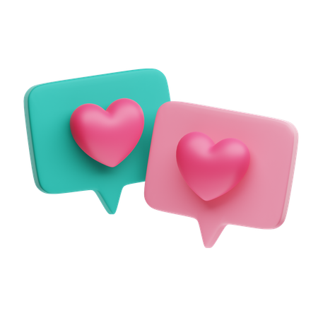 Chat Bubble  3D Icon